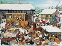 Barnyard Christmas Party-Carol Salas-Giclee Print