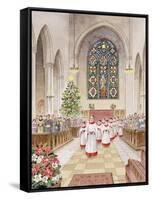 Carol Service-Stanley Cooke-Framed Stretched Canvas