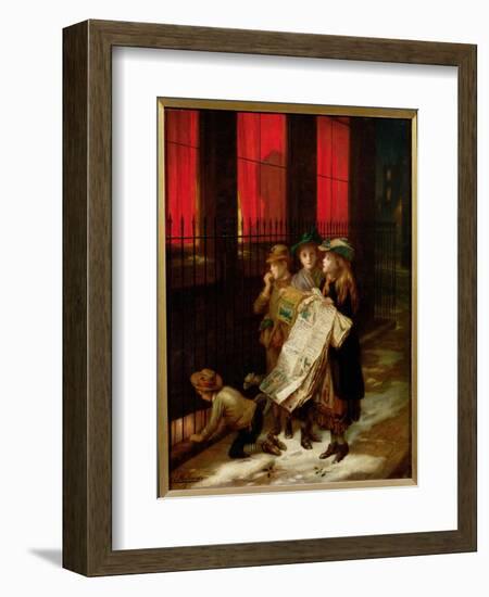 Carol Singers, 1889-Augustus Edward Mulready-Framed Giclee Print