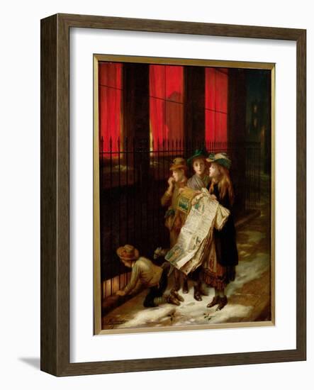Carol Singers, 1889-Augustus Edward Mulready-Framed Giclee Print