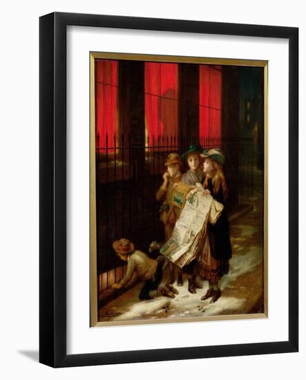 Carol Singers, 1889-Augustus Edward Mulready-Framed Giclee Print