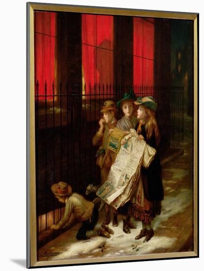 Carol Singers, 1889-Augustus Edward Mulready-Mounted Giclee Print