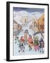 Carol Singers Dancing-Pauline Baynes-Framed Giclee Print