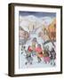 Carol Singers Dancing-Pauline Baynes-Framed Giclee Print