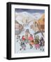 Carol Singers Dancing-Pauline Baynes-Framed Giclee Print