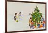 Carol Singers in Front of a Christmas Tree-Christian Kaempf-Framed Giclee Print