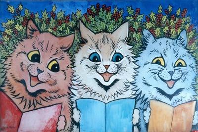 Kaleidoscope Cats II' Giclee Print - Louis Wain