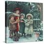 Carol Singing-null-Stretched Canvas