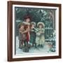 Carol Singing-null-Framed Giclee Print