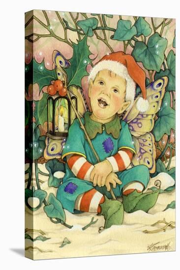 Carol Singing-Linda Ravenscroft-Stretched Canvas