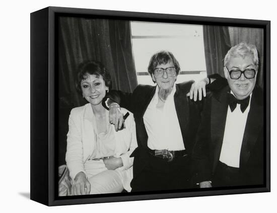 Carol Williams, Barrett Deems and Nat Pierce, London, 1984-Denis Williams-Framed Stretched Canvas