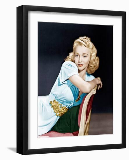 Carole Landis, ca. 1940-null-Framed Photo