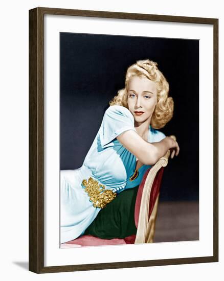 Carole Landis, ca. 1940-null-Framed Photo