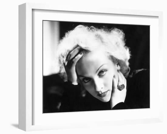 Carole Lombard, 1934-null-Framed Photographic Print