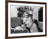 CAROLE LOMBARD (b/w photo)-null-Framed Photo