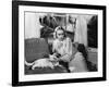 CAROLE LOMBARD (b/w photo)-null-Framed Photo