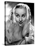 Carole Lombard, Portrait-null-Stretched Canvas
