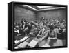 Carole Tregoff and Dr. Bernard Finch During Recess of Murder Trial-Ralph Crane-Framed Stretched Canvas