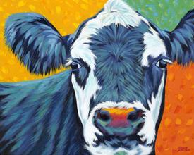 affordable cows decorative art