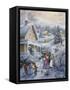 Carolers-Nicky Boehme-Framed Stretched Canvas