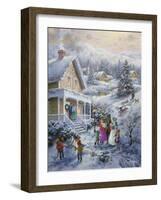 Carolers-Nicky Boehme-Framed Giclee Print