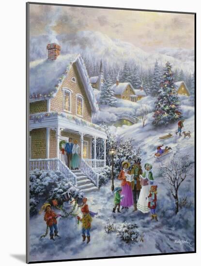 Carolers-Nicky Boehme-Mounted Giclee Print