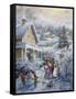 Carolers-Nicky Boehme-Framed Stretched Canvas