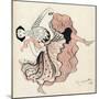 Carolina Otero, Rire 1898-null-Mounted Art Print