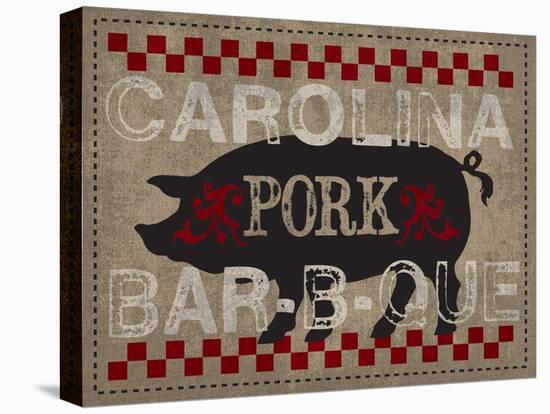 Carolina Pork BBQ-Melody Hogan-Stretched Canvas