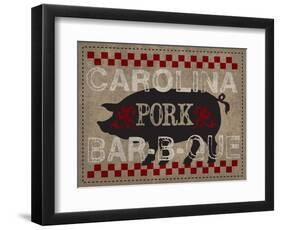 Carolina Pork BBQ-Melody Hogan-Framed Art Print