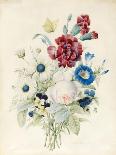 A Spray of Flowers Including a Rose-Caroline Adrien-Laminated Giclee Print