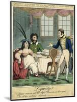 Caroline and Bergami, 1819-null-Mounted Art Print