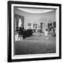 Caroline and John Jr. Dance in the Oval Office as President Kennedy Claps. 1962-null-Framed Photo