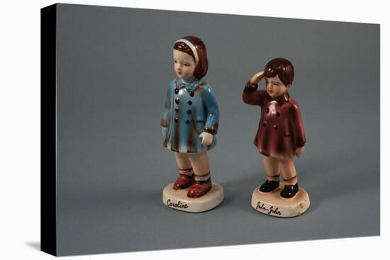 Caroline and John Kennedy, Jr., Figurines-David J. Frent-Stretched Canvas