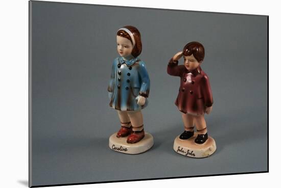 Caroline and John Kennedy, Jr., Figurines-David J. Frent-Mounted Photographic Print