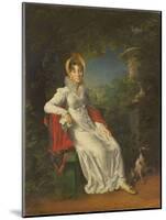 Caroline Bonaparte (1782-183), Queen of Naples and Sicily, in the Bois De Boulogne, 1820-1830-François Pascal Simon Gérard-Mounted Giclee Print