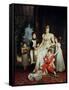 Caroline Bonaparte and Her Children-Francois Gerard-Framed Stretched Canvas