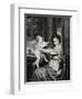 Caroline, Duchess of Marlborough and Daughter, 20th Century-Richard Houston-Framed Giclee Print