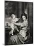 Caroline, Duchess of Marlborough and Daughter, 20th Century-Richard Houston-Mounted Giclee Print