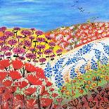 Poppies by the Beach-Caroline Duncan-Giclee Print