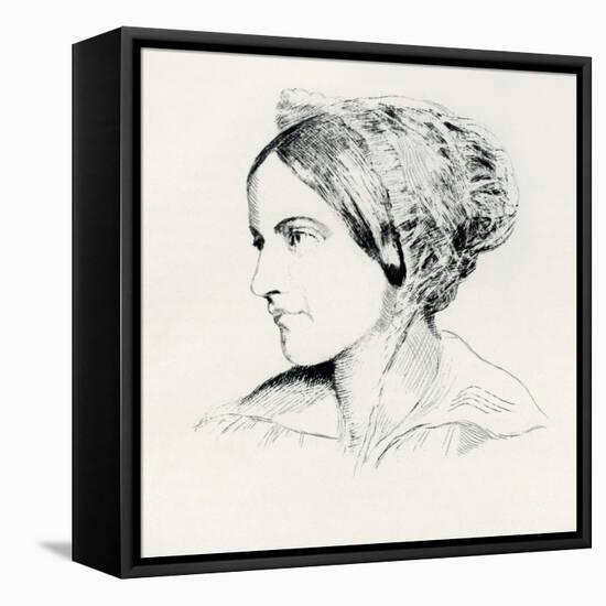 Caroline Fox-Hubert von Herkomer-Framed Stretched Canvas