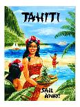 Tahiti-Caroline Haliday-Mounted Giclee Print