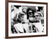 Caroline Kennedy, John F. Kennedy Jr., Jacqueline and Aristotle Onassis Watch World Series, 1969-null-Framed Photo