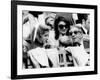 Caroline Kennedy, John F. Kennedy Jr., Jacqueline and Aristotle Onassis Watch World Series, 1969-null-Framed Photo