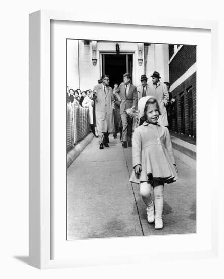 Caroline Kennedy on Her Third Birthday-null-Framed Photo
