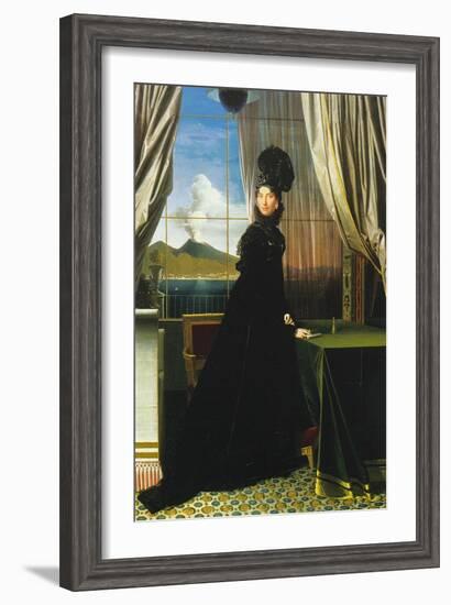 Caroline Murat, Queen of Naples, 1814-Jean-Auguste-Dominique Ingres-Framed Giclee Print