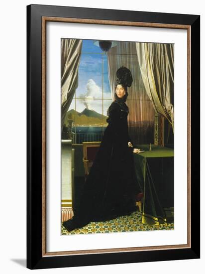 Caroline Murat, Queen of Naples, 1814-Jean-Auguste-Dominique Ingres-Framed Giclee Print