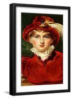 Caroline of Brunswick, Queen Consort of King George IV, Early 19th Century-null-Framed Giclee Print