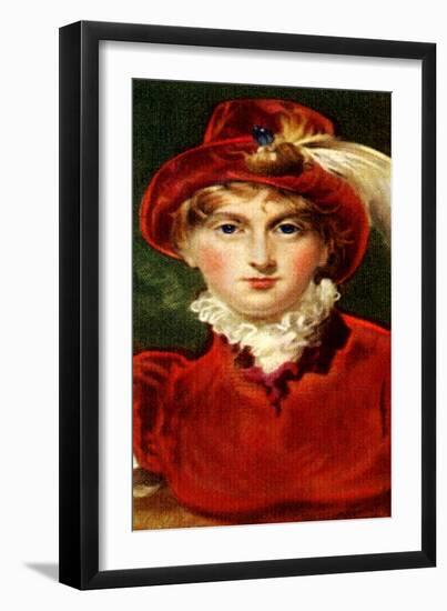 Caroline of Brunswick, Queen Consort of King George IV, Early 19th Century-null-Framed Giclee Print