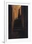 Caroline on the Stairs, 1825-Caspar David Friedrich-Framed Premium Giclee Print